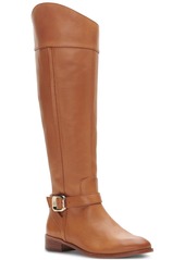 Vince Camuto Womens Leather Riding Knee-High Boots