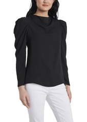 Vince Camuto Long Sleeve Puff Shoulder Blouse