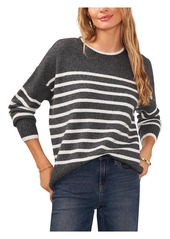 Vince Camuto Womens Mock Neck Ribbed Pullover Sweater