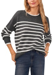 Vince Camuto Womens Mock Neck Ribbed Pullover Sweater