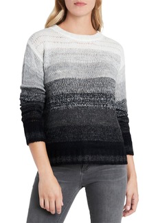 Vince Camuto Womens Ombre Colorblock Pullover Sweater