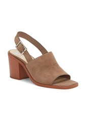 Vince Camuto Brendiza Slingback Sandal in Tuscan Taupe Suede at Nordstrom