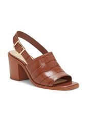 Vince Camuto Brendiza Slingback Sandal in Tuscan Taupe Suede at Nordstrom