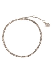 Vince Camuto Curb Chain Anklet in Rhodium at Nordstrom
