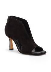 Vince Camuto Jesilia Open Toe Bootie in Black at Nordstrom