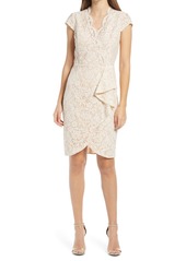 Vince Camuto Lace Body-Con Cocktail Dress in Ivory at Nordstrom Rack