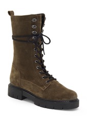 Vince Camuto Magjen Leather Combat Boot in Musk at Nordstrom