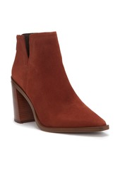 Vince Camuto Welland Bootie in Chocolate Suede at Nordstrom