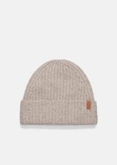 Vince Cashmere Donegal Rib Cuffed Hat