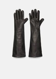 Vince Cashmere-Lined Long Leather Glove