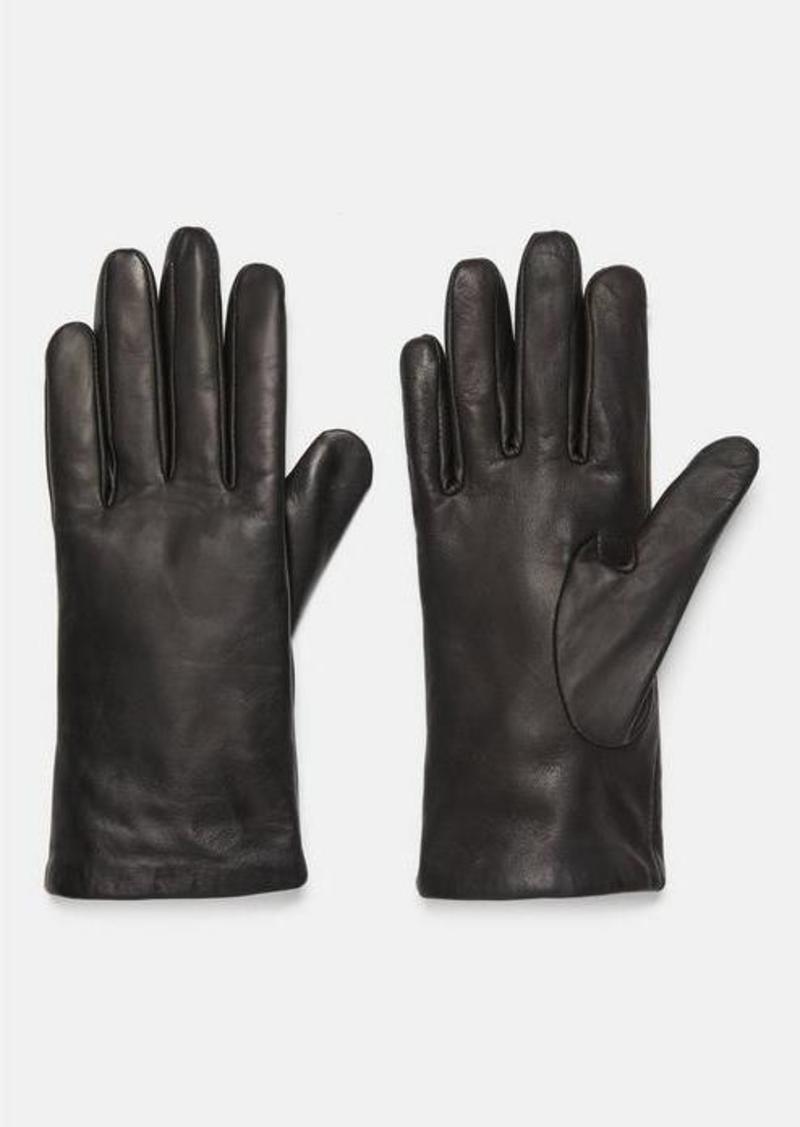 Vince Cashmere-Lined Short Leather Glove