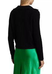 Vince Cashmere Polo Cardigan