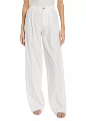 Vince Casual Stripe Pleated Trousers