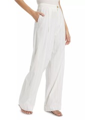 Vince Casual Stripe Pleated Trousers