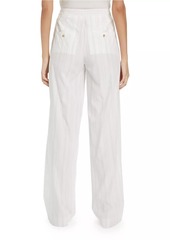 Vince Casual Stripe Pleated Trousers