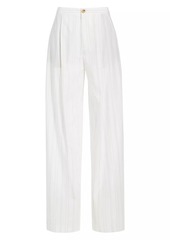 Vince Casual Stripe Pleated Trousers