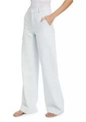 Vince Celestine Cotton Twill Wide-Leg Trousers