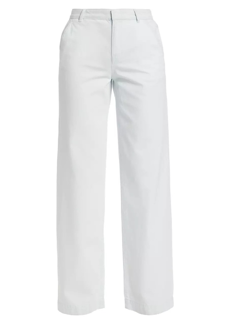 Vince Celestine Cotton Twill Wide-Leg Trousers