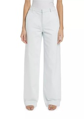 Vince Celestine Cotton Twill Wide-Leg Trousers