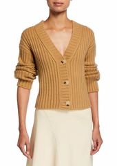 Vince Chunky Ribbed Button-Front Cardigan