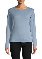 Vince Classic Long-Sleeve Cashmere Sweater