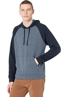 Vince Color-Block Double Knit Pullover Hoodie