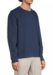 Vince Cotton-Blend Fleece Sweater