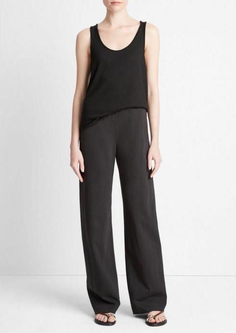 Vince Cotton-Blend High-Waist Bias Pant