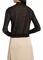 Vince Cotton-Blend Knit Turtleneck Sweater