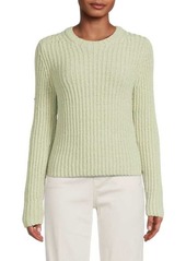 Vince Crimped Ribbed Sweater