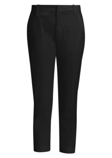 Vince Cropped Cotton Chino Pants