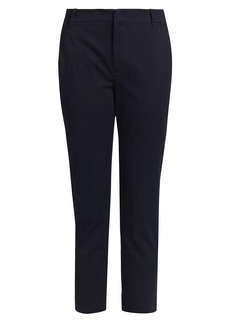 Vince Cropped Cotton Chino Pants