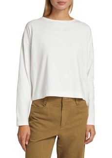Vince Cropped Long Sleeve T Shirt