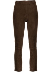 Vince cropped suede trousers