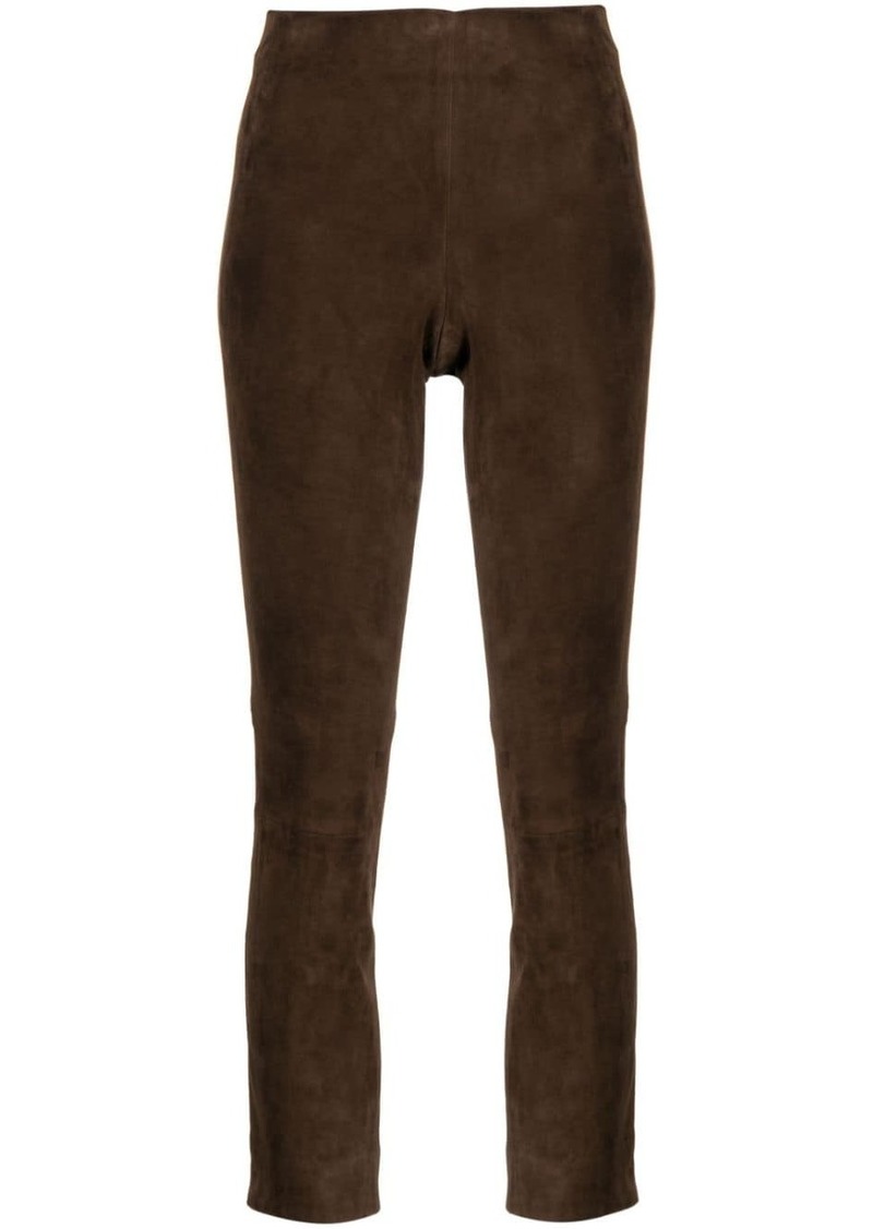 Vince cropped suede trousers