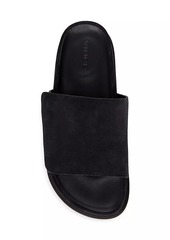 Vince Del Rey Suede Slide Sandals