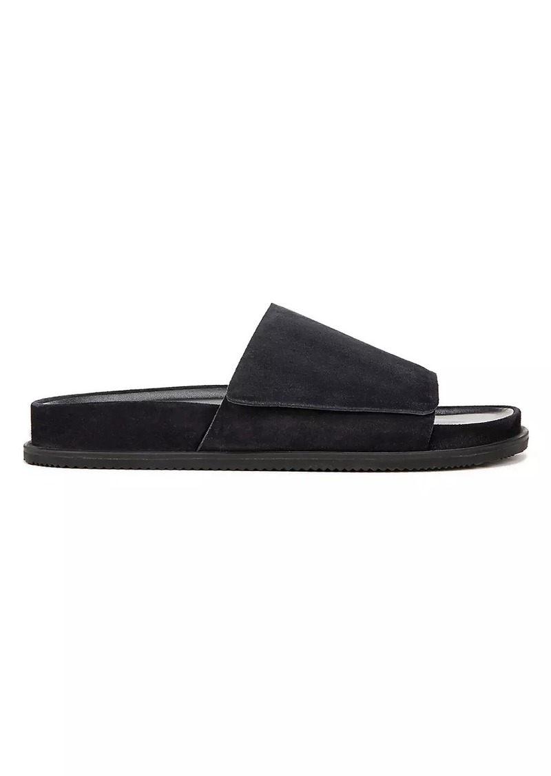 Vince Del Rey Suede Slide Sandals