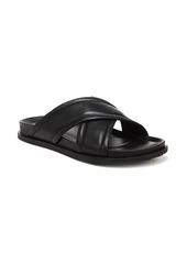 Vince Derek Leather Slide Sandals