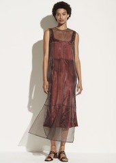 Vince Double Layer Organza Dress