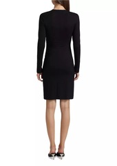 Vince Draped Crewneck Dress