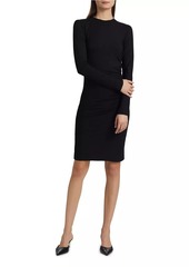 Vince Draped Crewneck Dress