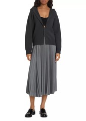 Vince Draped Pleated Skirt