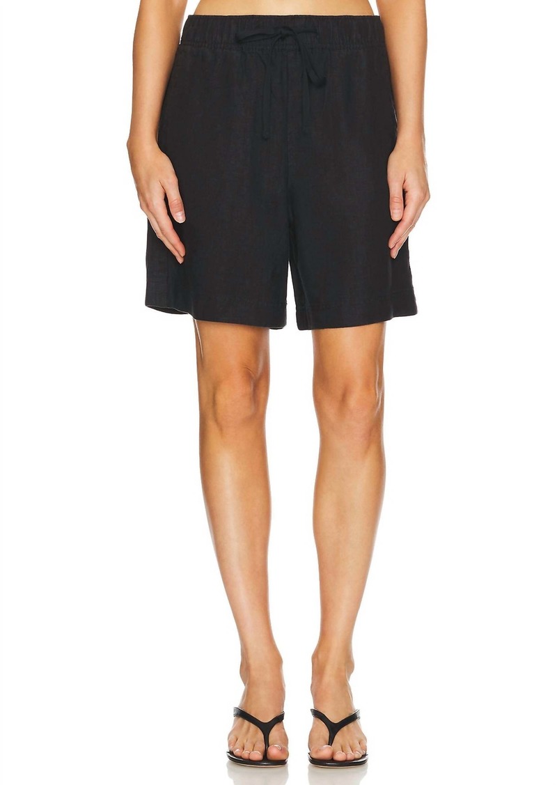 Vince Elastic Waist Short In Black