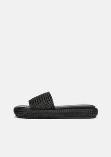 Vince Eva Woven Slide Sandal