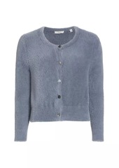 Vince Eyelash Fuzzy Knit Cardigan