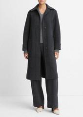 Vince Fine Wool-Blend Lined Overcoat