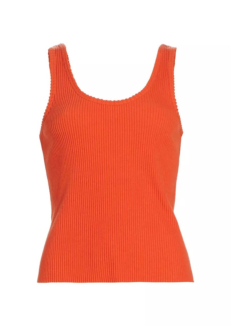 Vince Fitted Rib-Knit Tank