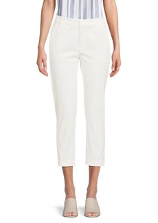 Vince Flat Front Cropped Chino Pants