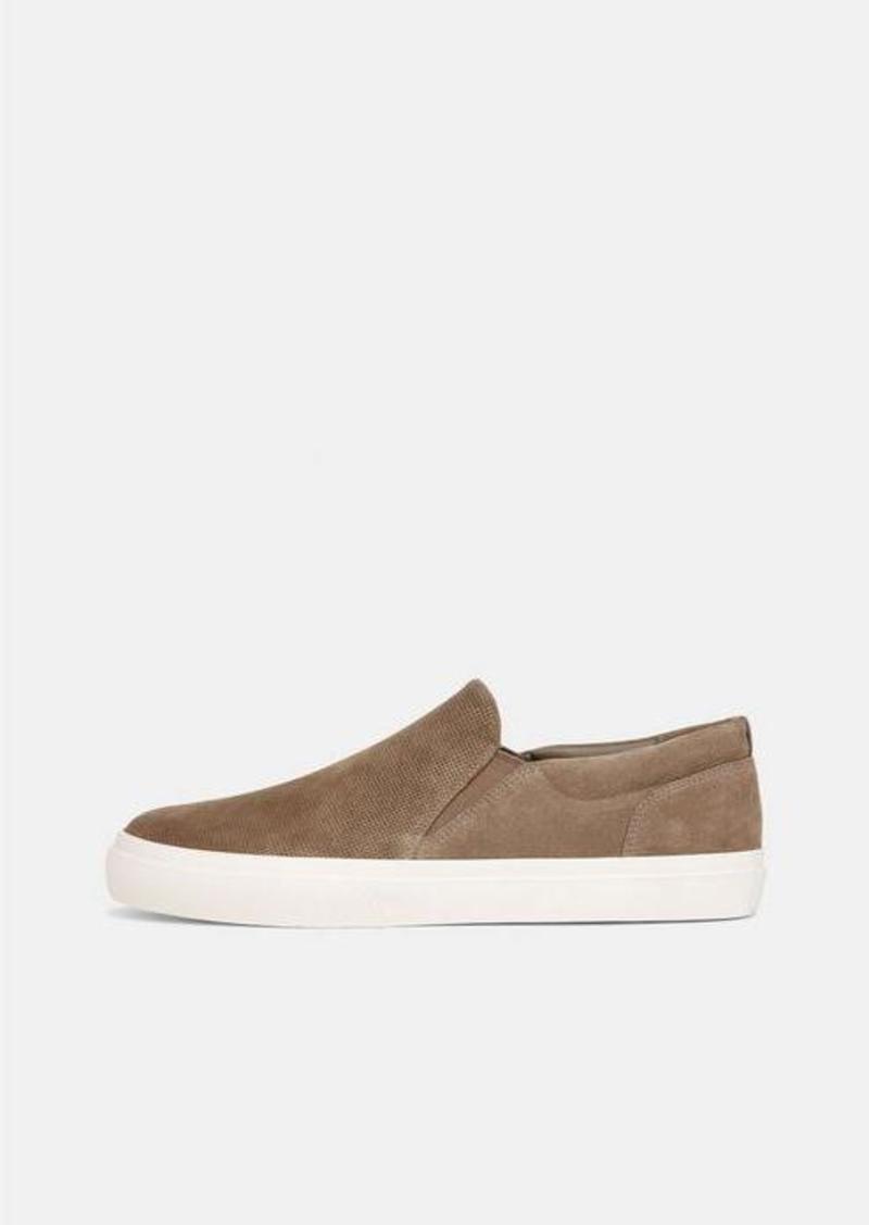 Vince Fletcher Perforated Suede Sneaker