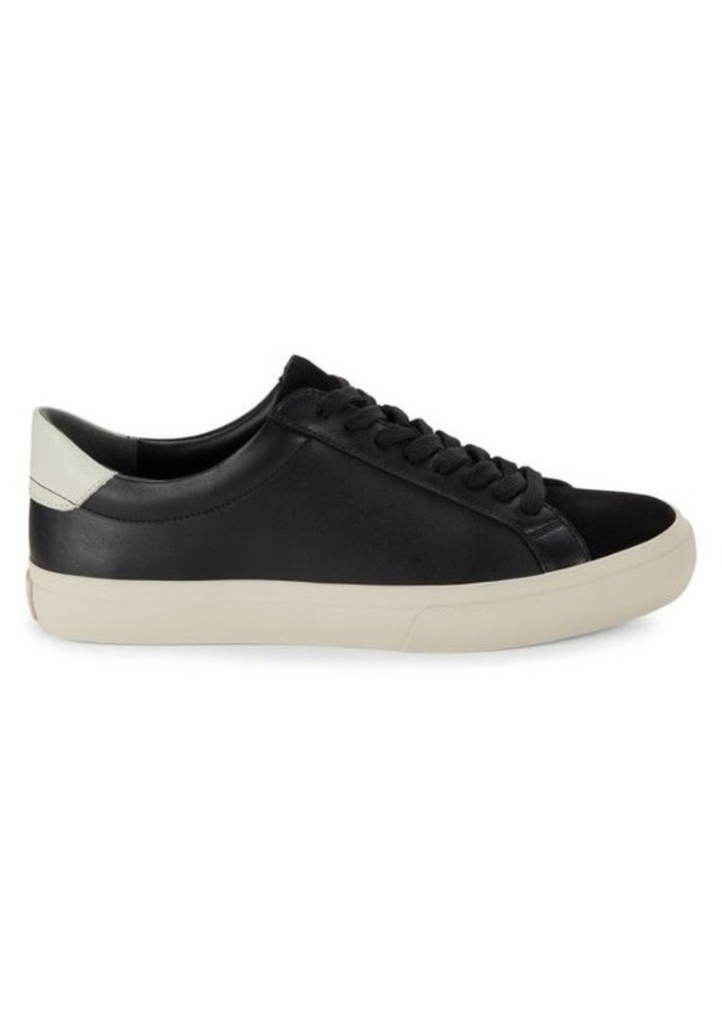 Vince Fulton Low Top Leather Sneakers